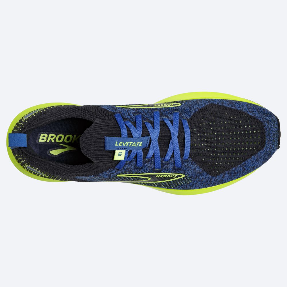 Brooks Levitate StealthFit 5 Erkek Koşu Ayakkabısı Mavi | TR-715946