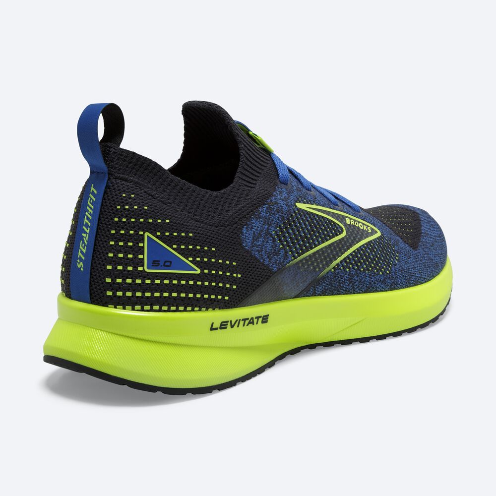 Brooks Levitate StealthFit 5 Erkek Koşu Ayakkabısı Mavi | TR-715946