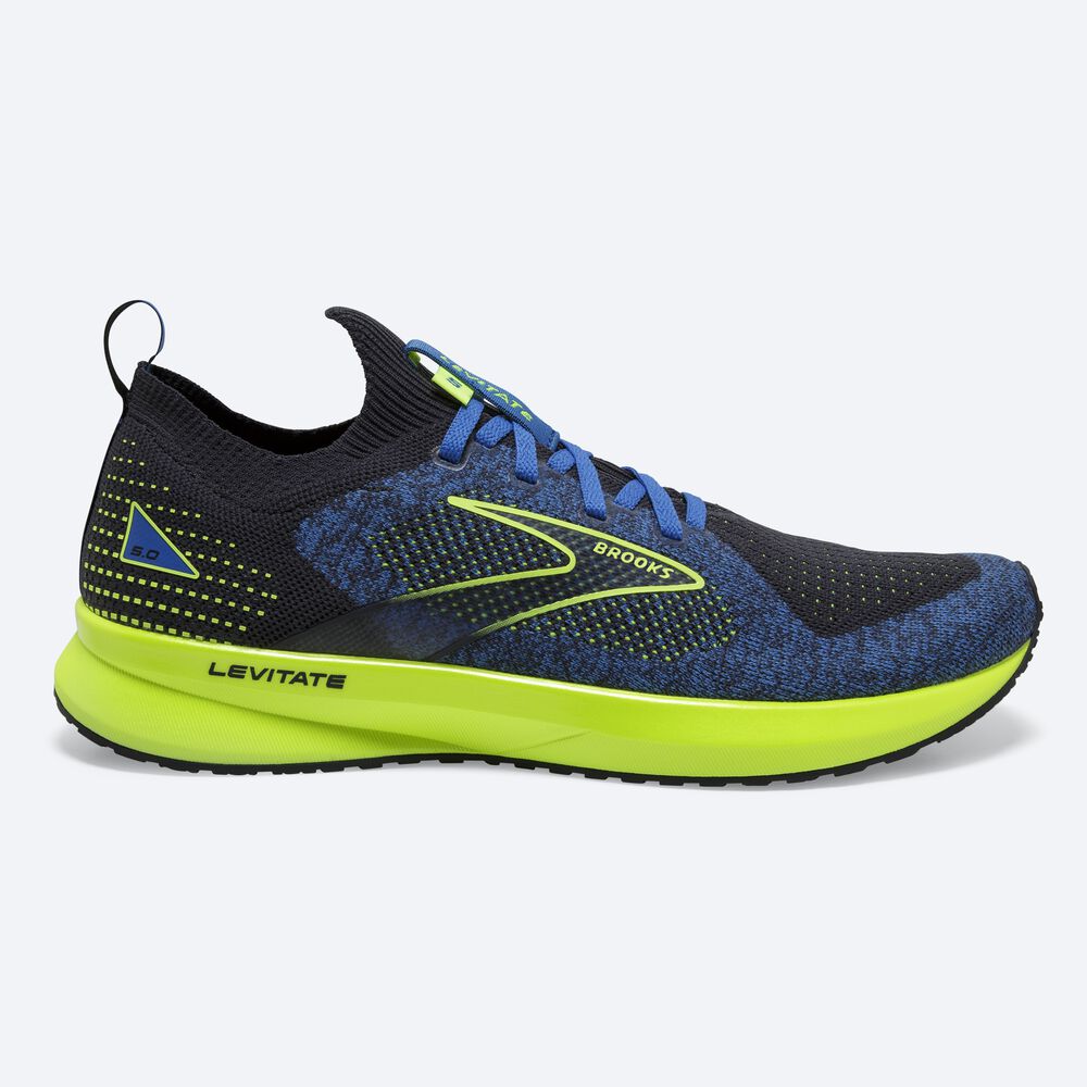 Brooks Levitate StealthFit 5 Erkek Koşu Ayakkabısı Mavi | TR-715946