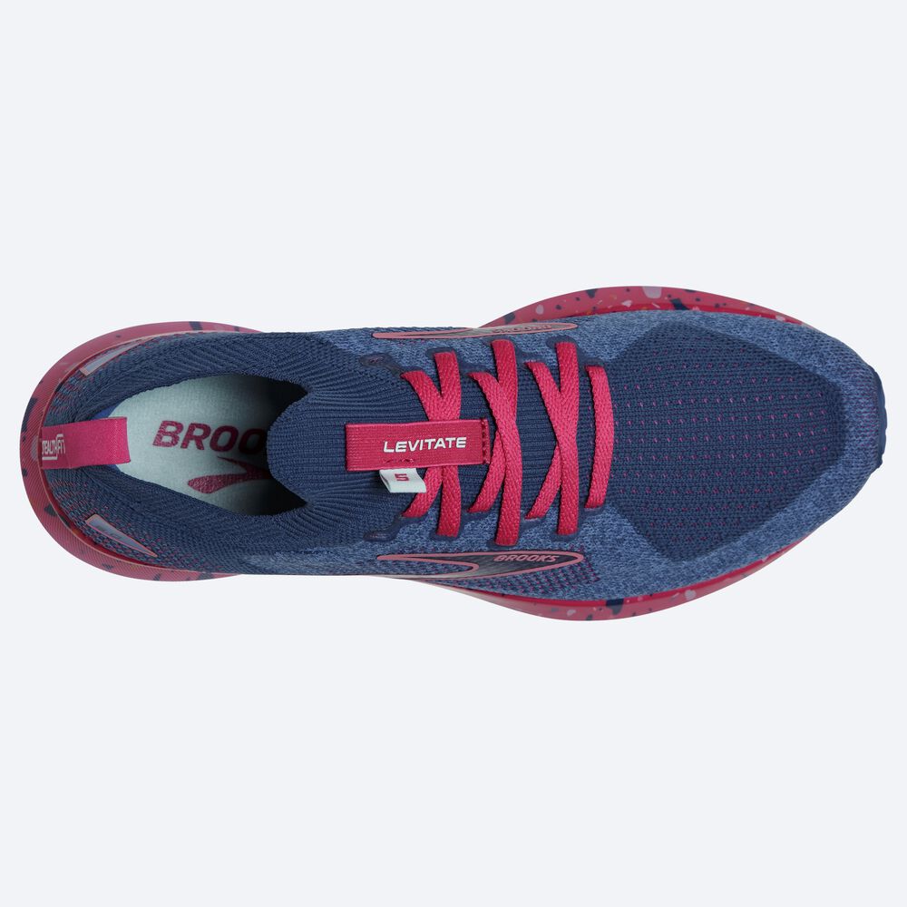 Brooks Levitate StealthFit 5 Kadın Koşu Ayakkabısı Mavi/Mor | TR-165987