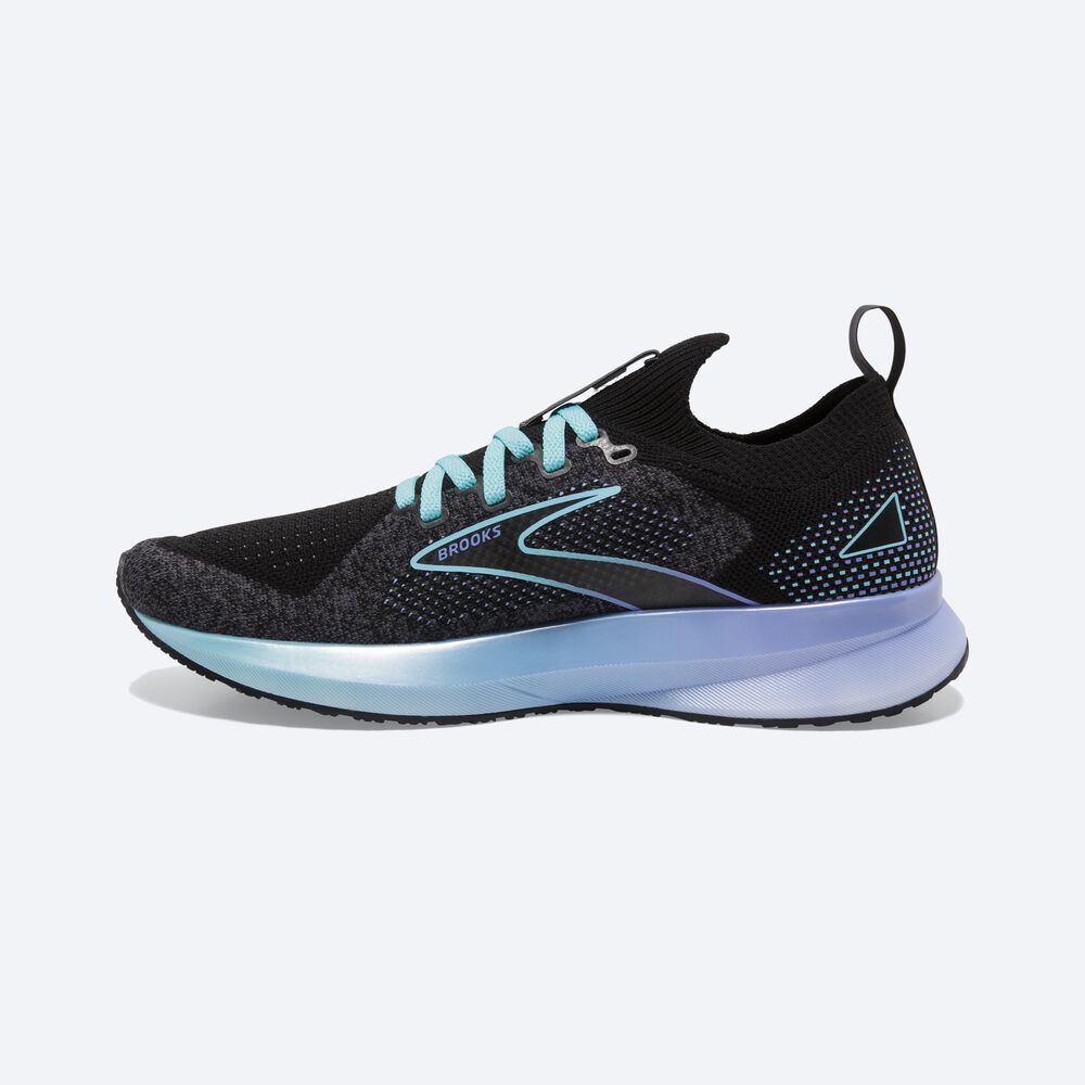 Brooks Levitate StealthFit 5 Kadın Koşu Ayakkabısı Mavi/Çiçekli/Siyah | TR-519234