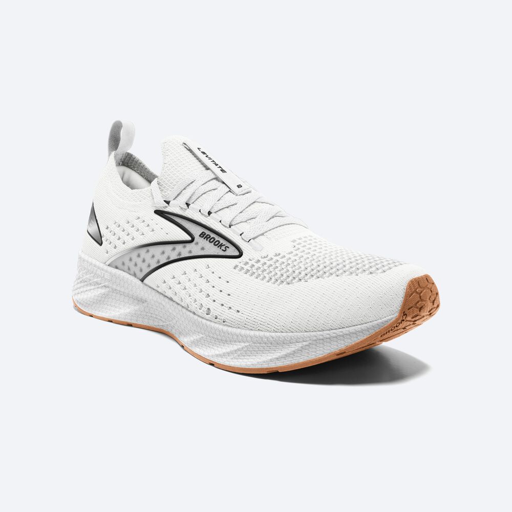 Brooks Levitate StealthFit 6 Kadın Koşu Ayakkabısı Beyaz | TR-017562