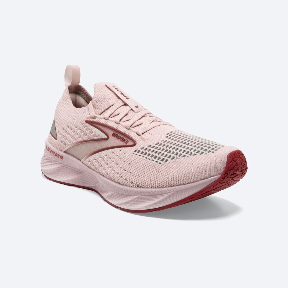 Brooks Levitate StealthFit 6 Kadın Koşu Ayakkabısı Pembe | TR-467801