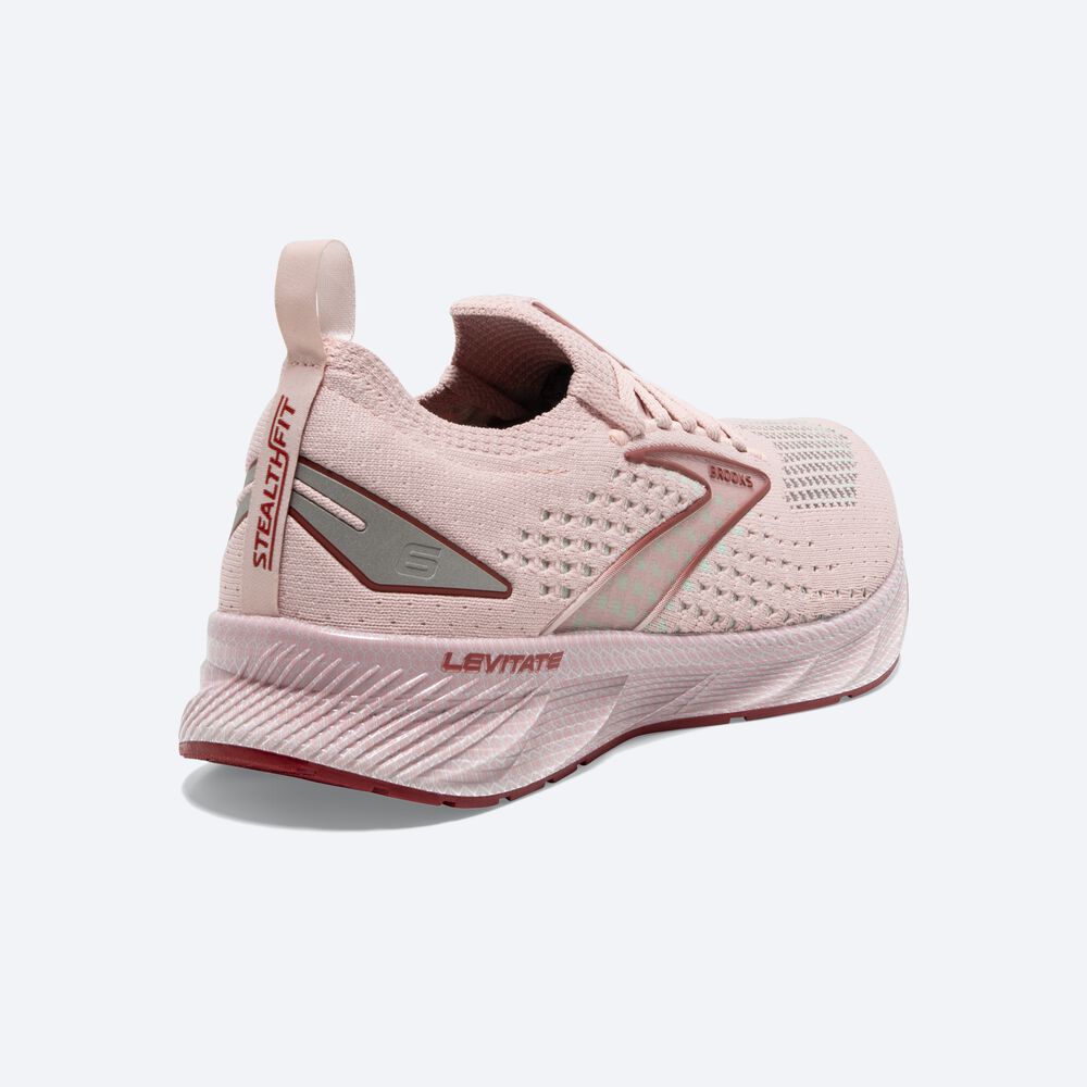 Brooks Levitate StealthFit 6 Kadın Koşu Ayakkabısı Pembe | TR-467801