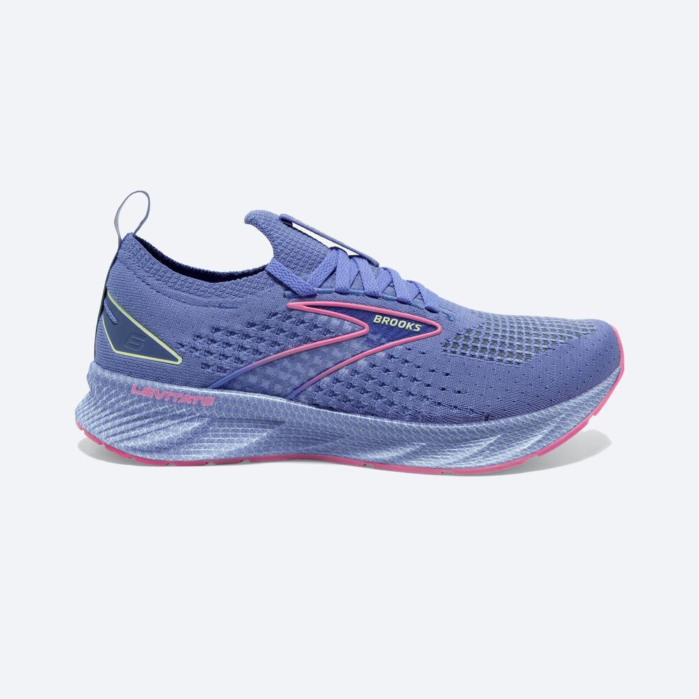 Brooks Levitate StealthFit 6 Kadın Koşu Ayakkabısı Mor/Pembe | TR-527013