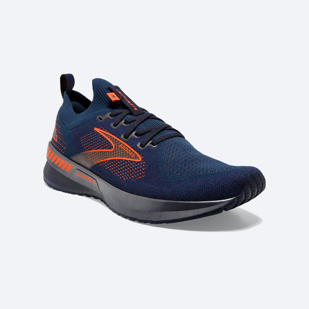 Brooks Levitate StealthFit GTS 5 Erkek Koşu Ayakkabısı Lacivert/Kahverengi | TR-984057