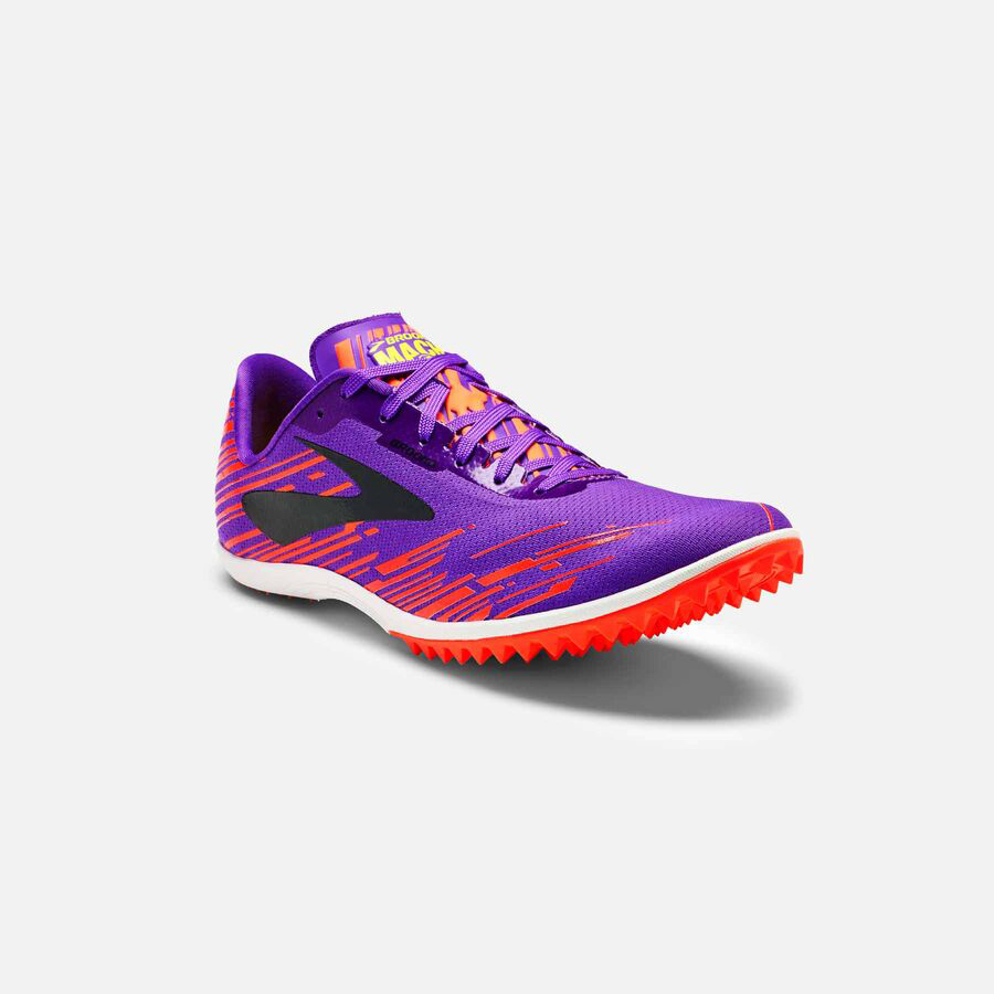 Brooks Mach 18 Spikeless Kadın Çivili Ayakkabı Pembe/Mor | TR-920183