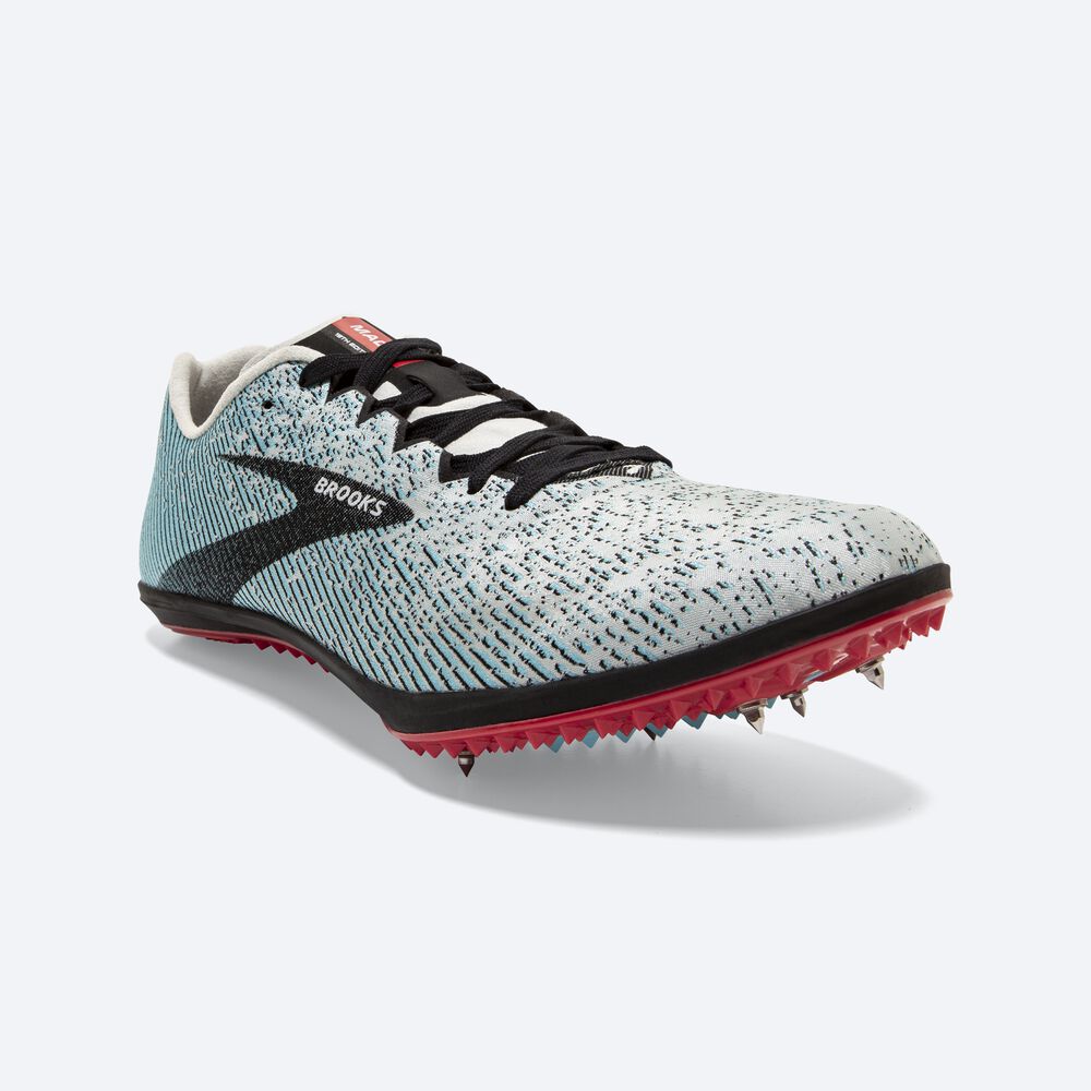 Brooks Mach 19 Erkek Çivili Ayakkabı Gri/Siyah | TR-317485