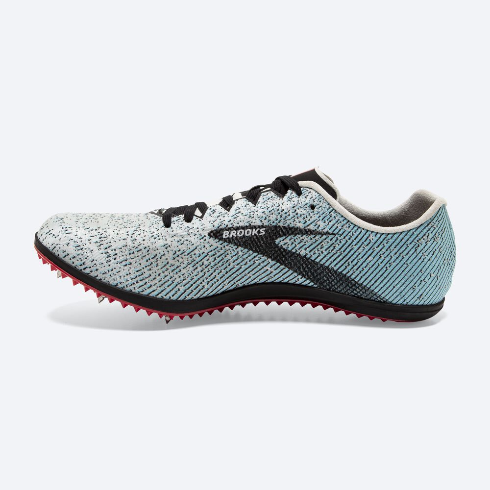 Brooks Mach 19 Erkek Çivili Ayakkabı Gri/Siyah | TR-317485