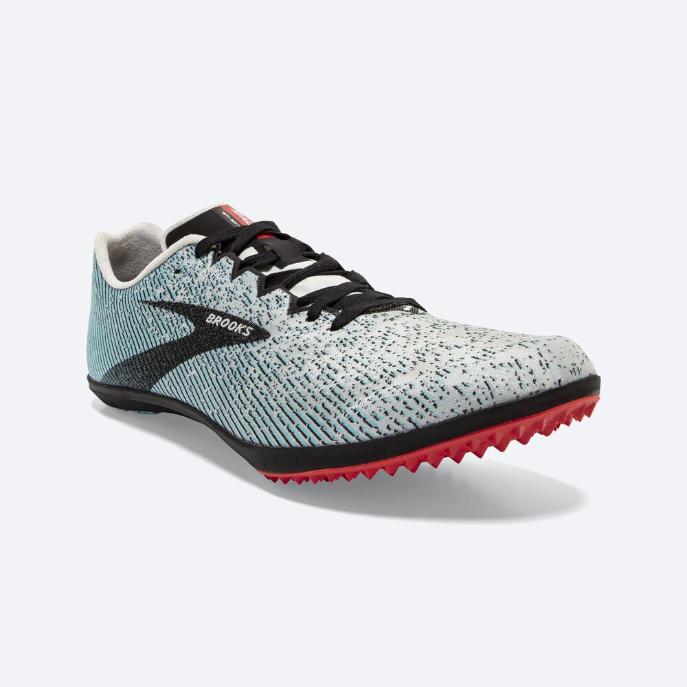 Brooks Mach 19 Spikeless Erkek Çivili Ayakkabı Gri/Siyah | TR-608132