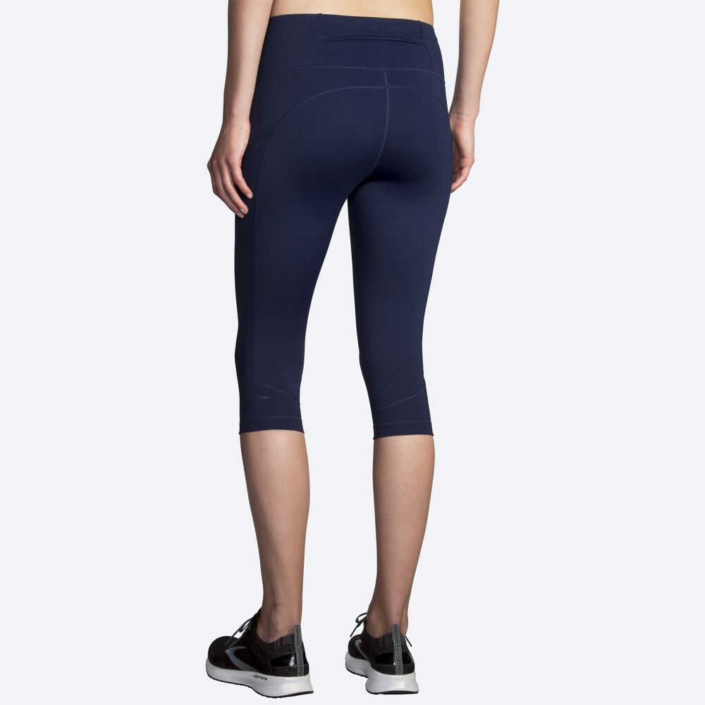 Brooks Method 1/2 Crop Tight Kadın Tayt Lacivert | TR-931740