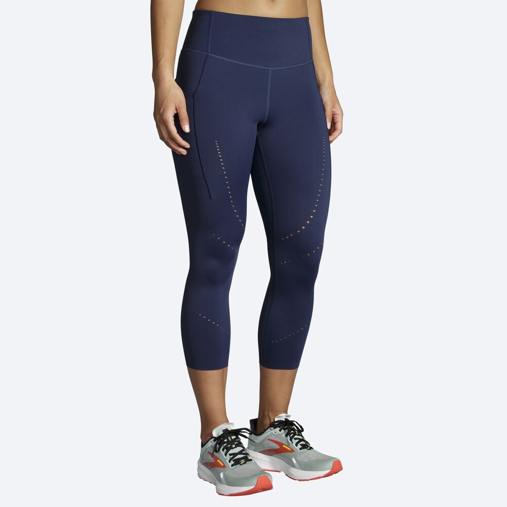 Brooks Method 3/4 Tight Kadın Tayt Lacivert | TR-356721