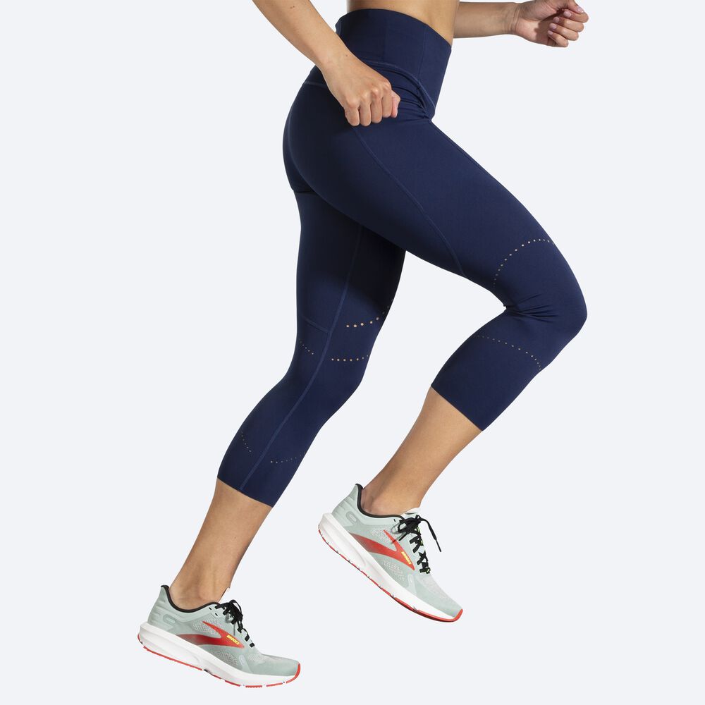 Brooks Method 3/4 Tight Kadın Tayt Lacivert | TR-356721