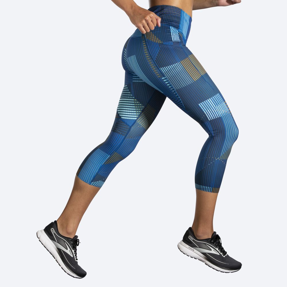 Brooks Method 3/4 Tight Kadın Tayt Mavi | TR-964135