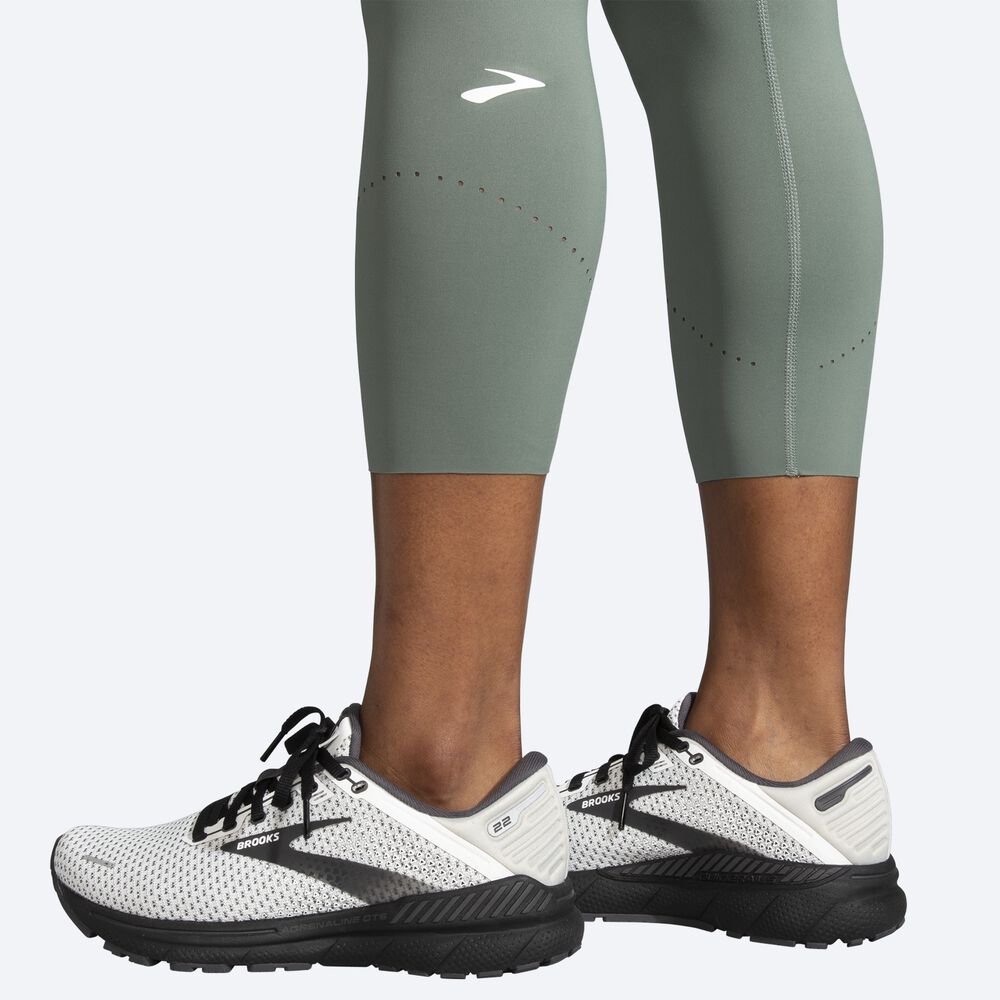 Brooks Method 3/4 Tight Kadın Tayt Yeşil | TR-590214