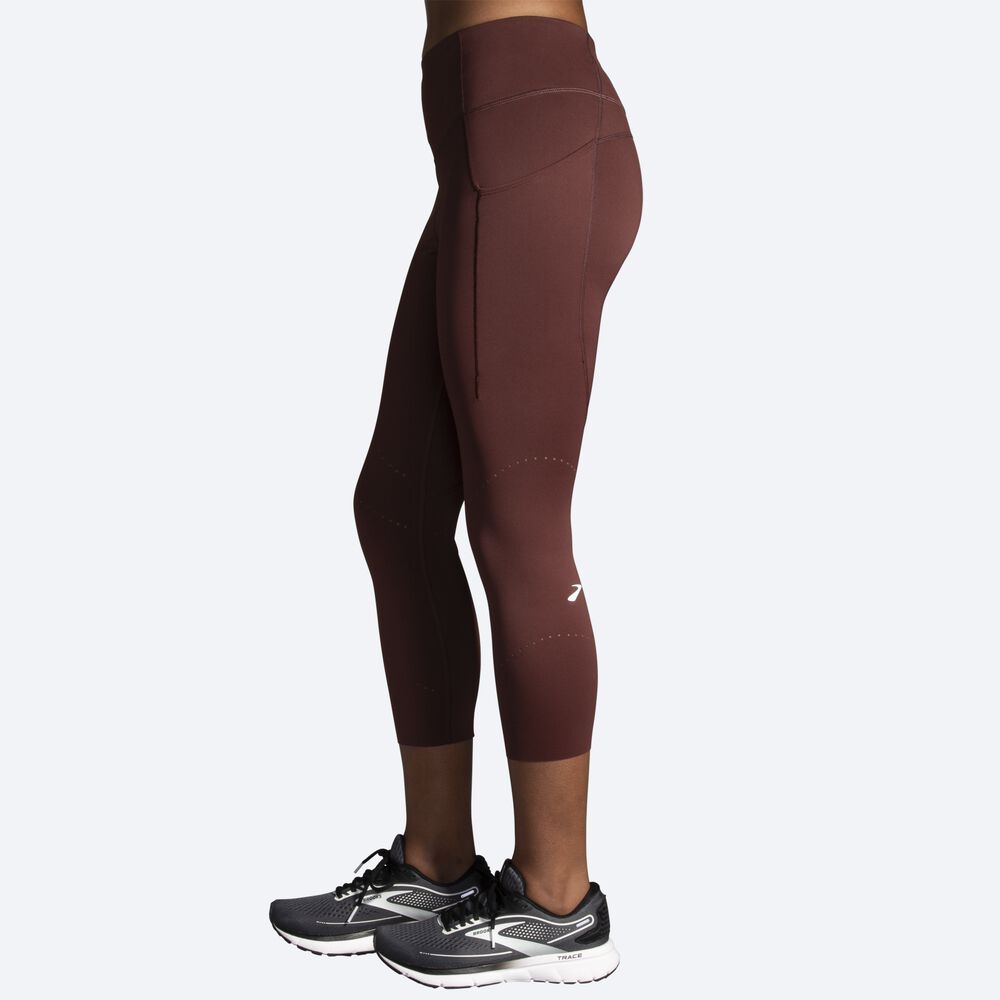 Brooks Method 3/4 Tight Kadın Tayt Çikolata | TR-579630