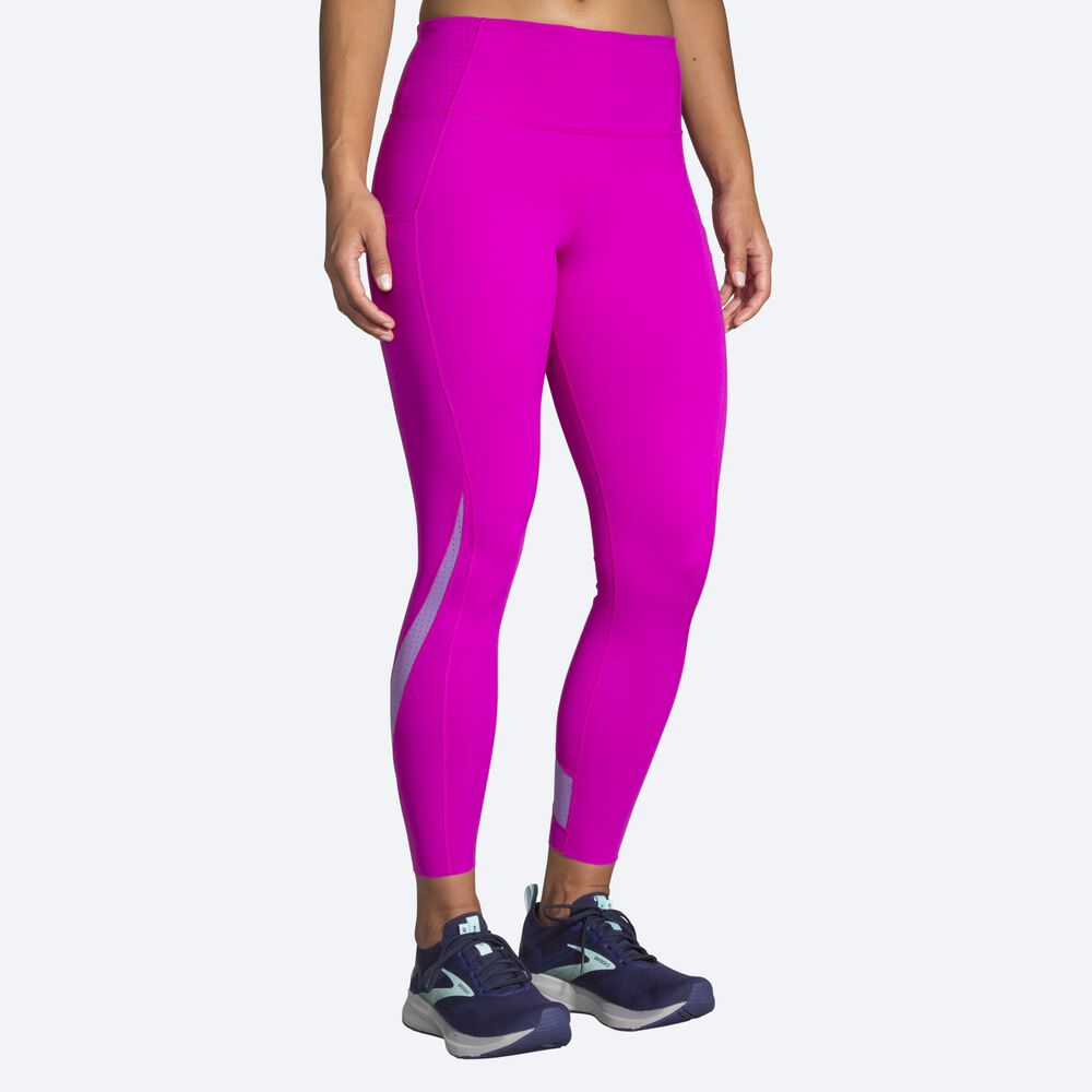 Brooks Method 7/8 Tight Kadın Tayt Pembe/Mor | TR-678193