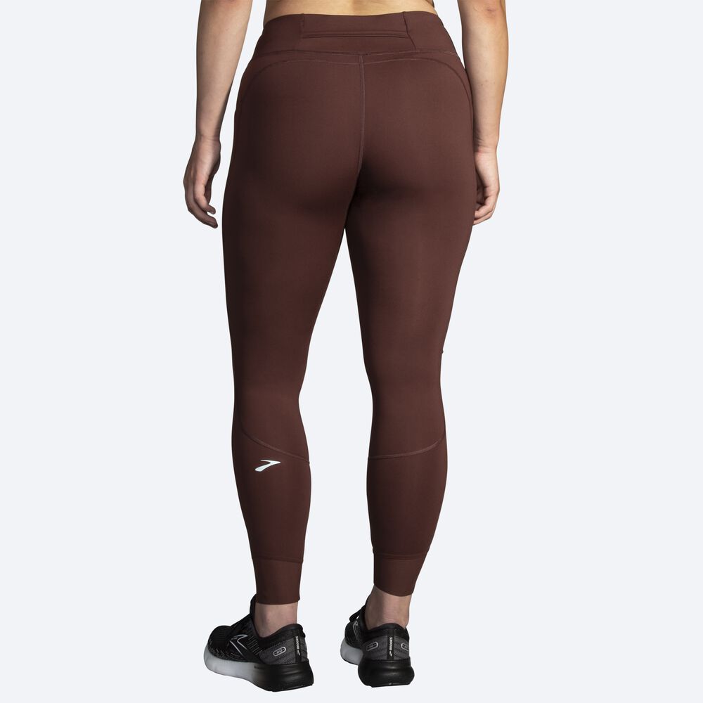 Brooks Momentum Thermal Tight Kadın Tayt Çikolata | TR-276103