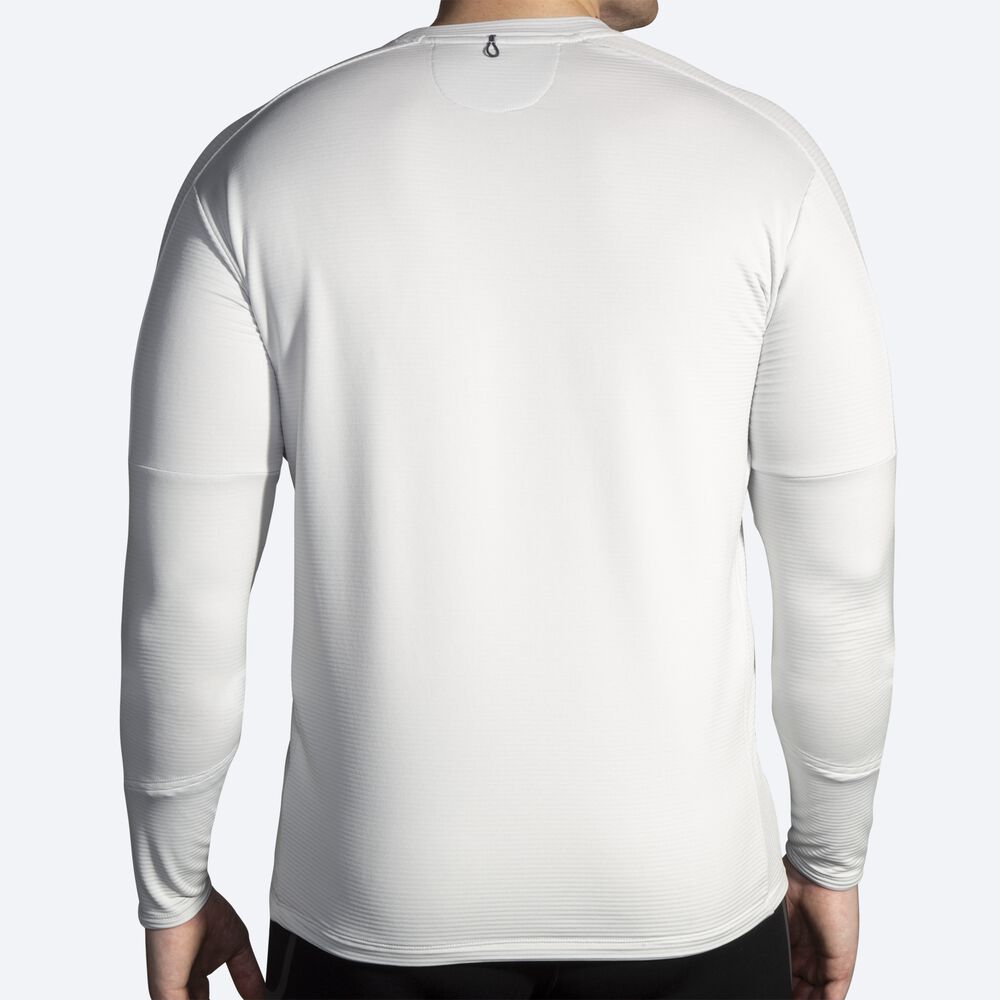 Brooks Notch Thermal Long Sleeve 2.0 Erkek Tişört Gri | TR-641298