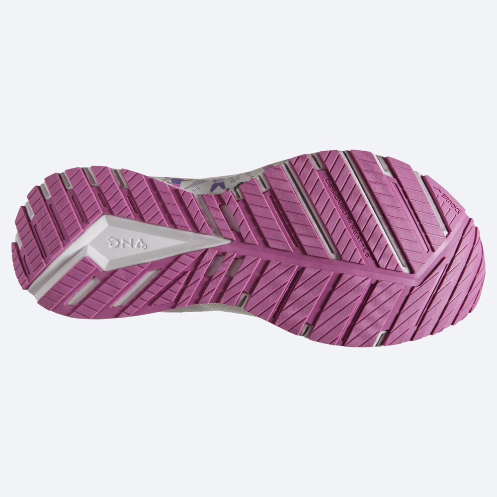 Brooks Revel 4 Kadın Koşu Ayakkabısı Beyaz/Pembe | TR-639487