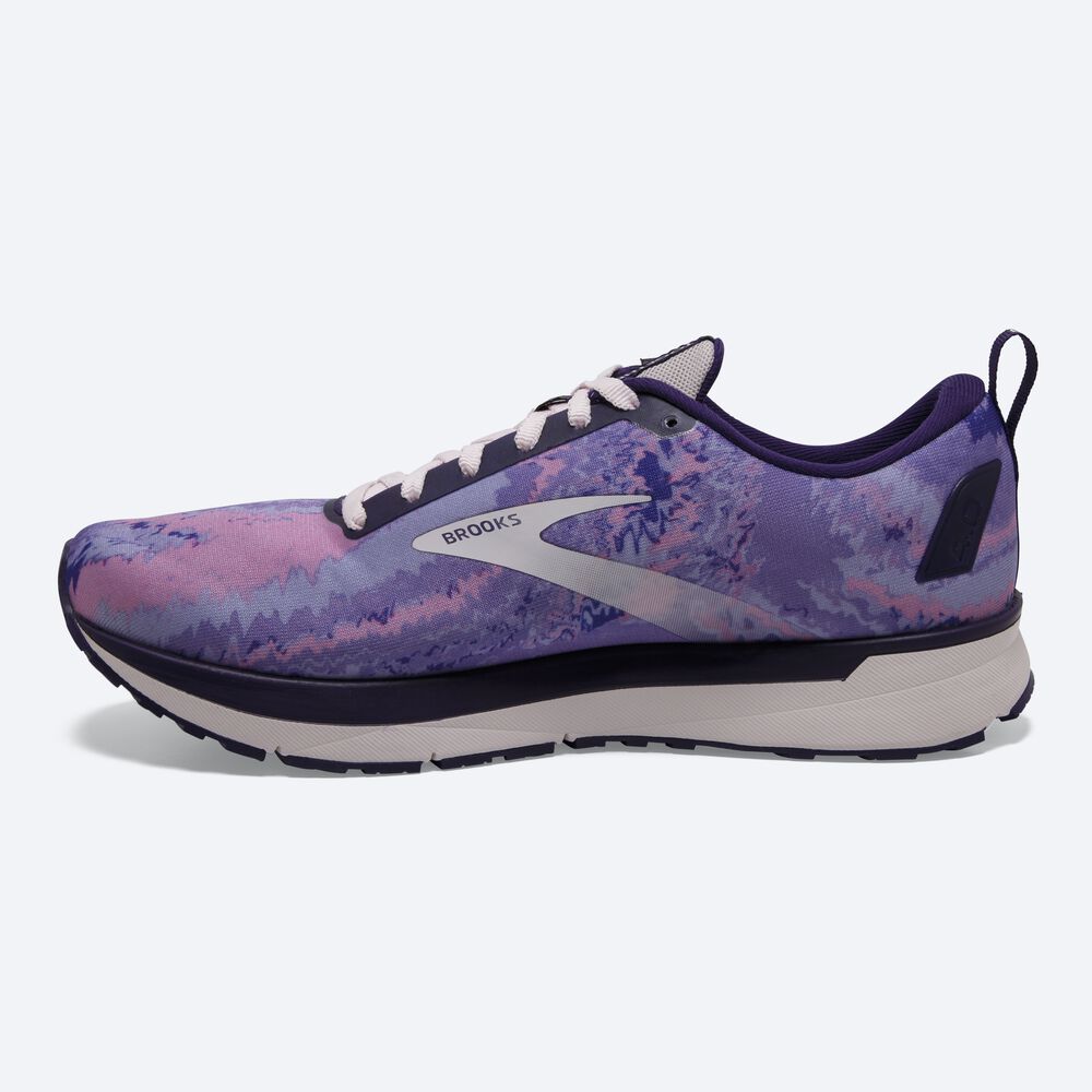 Brooks Revel 4 Kadın Koşu Ayakkabısı Mor/Mor/Siyah | TR-259487