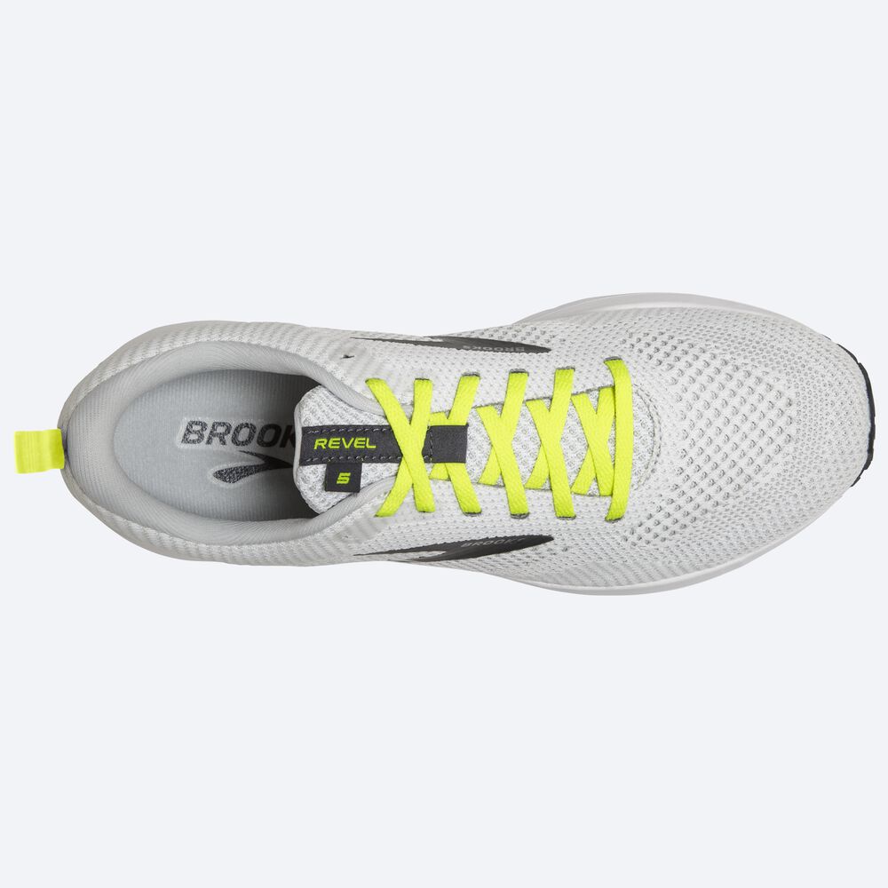 Brooks Revel 5 Erkek Koşu Ayakkabısı Beyaz | TR-641257