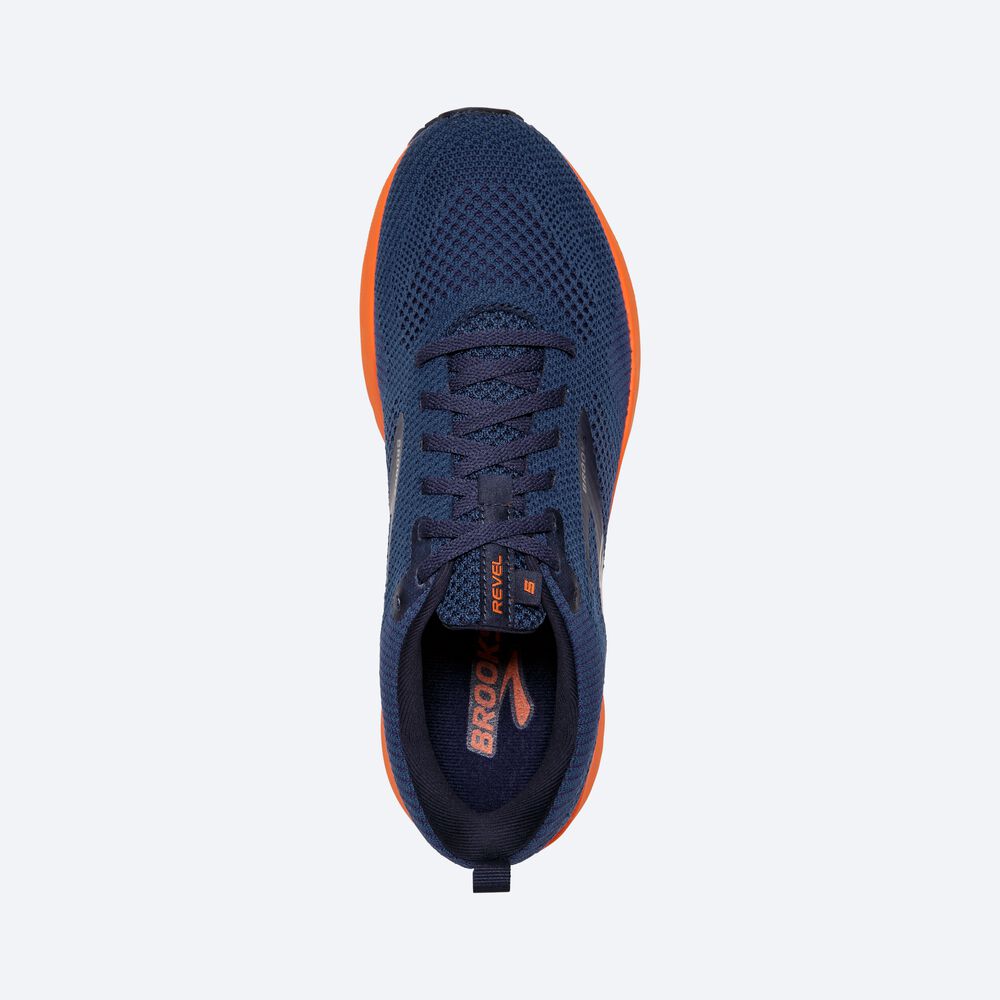 Brooks Revel 5 Erkek Koşu Ayakkabısı Kahverengi/Lacivert | TR-816230