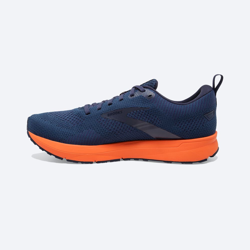 Brooks Revel 5 Erkek Koşu Ayakkabısı Kahverengi/Lacivert | TR-816230