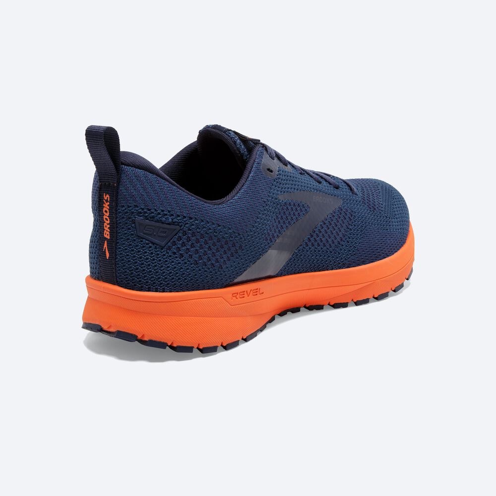 Brooks Revel 5 Erkek Koşu Ayakkabısı Kahverengi/Lacivert | TR-816230