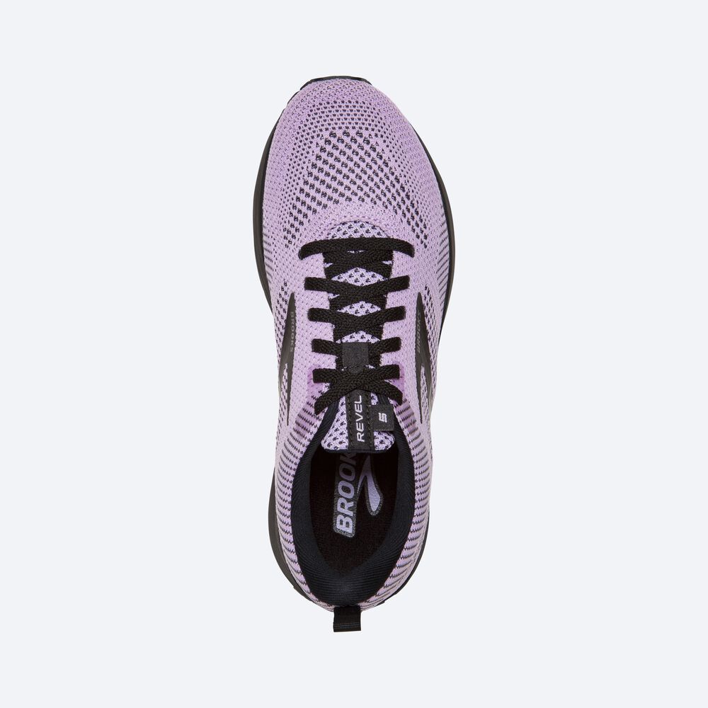 Brooks Revel 5 Kadın Koşu Ayakkabısı Pembe/Siyah | TR-438609