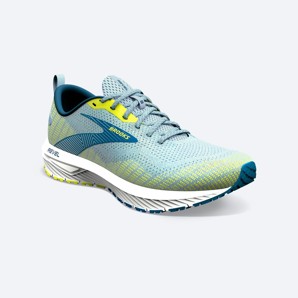 Brooks Revel 6 Erkek Koşu Ayakkabısı Açık Mavi | TR-504361