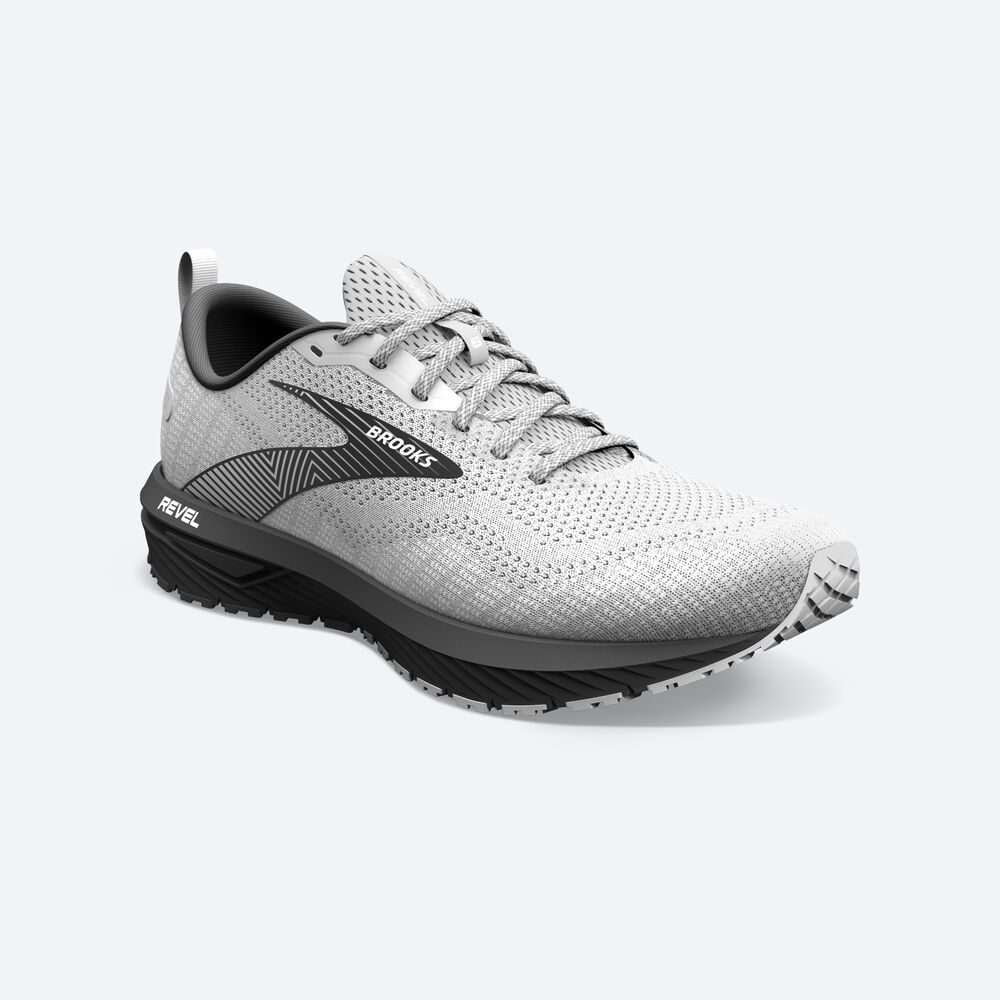 Brooks Revel 6 Erkek Koşu Ayakkabısı Gri | TR-129637