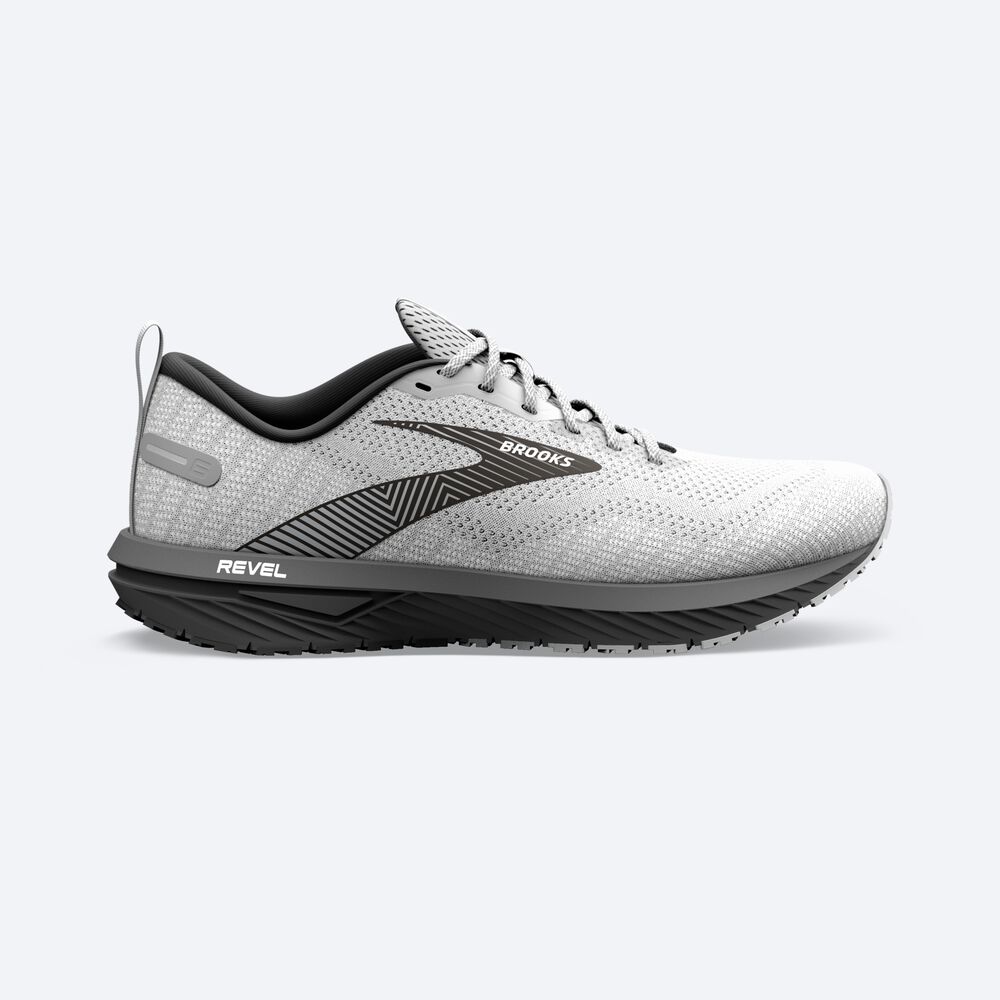 Brooks Revel 6 Erkek Koşu Ayakkabısı Gri | TR-129637