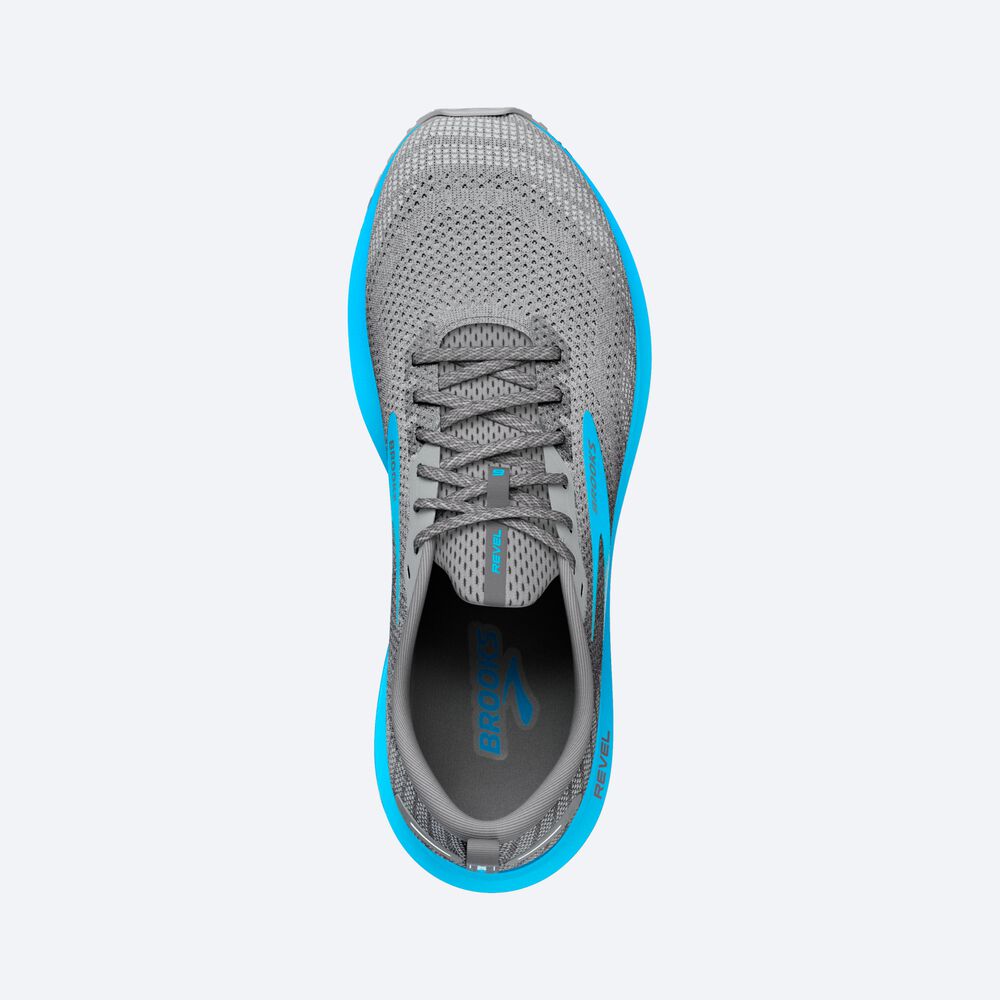 Brooks Revel 6 Erkek Koşu Ayakkabısı Siyah/Mavi | TR-357910