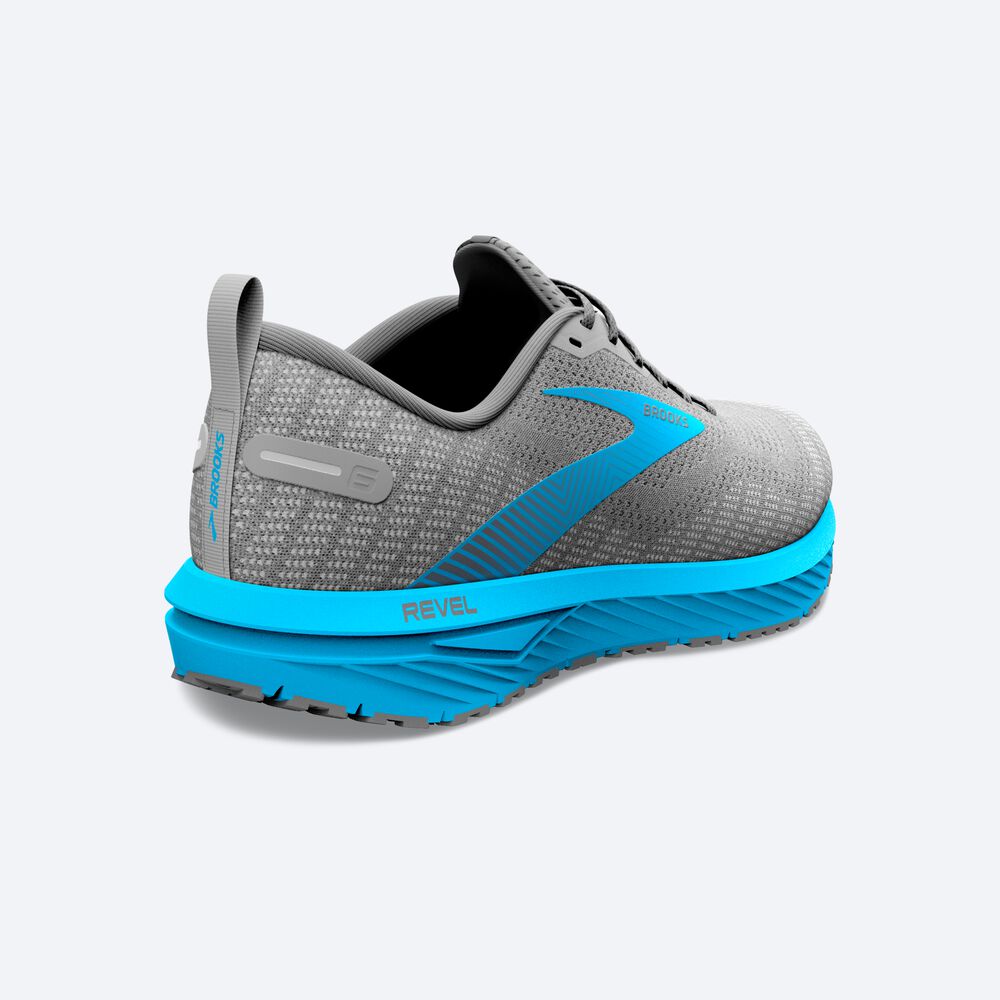 Brooks Revel 6 Erkek Koşu Ayakkabısı Siyah/Mavi | TR-357910