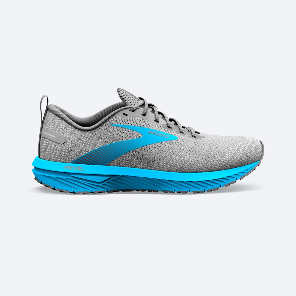 Brooks Revel 6 Erkek Koşu Ayakkabısı Siyah/Mavi | TR-357910