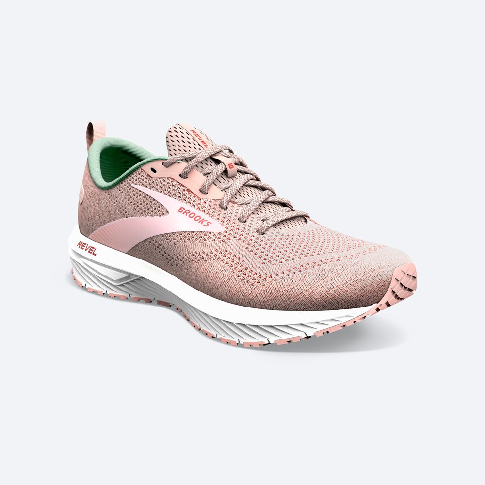 Brooks Revel 6 Kadın Koşu Ayakkabısı Pembe | TR-748923