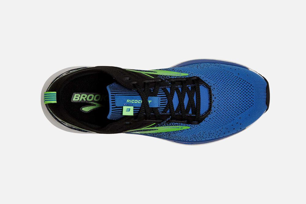 Brooks Ricochet 3 Erkek Koşu Ayakkabısı Mavi/Yeşil | TR-241956