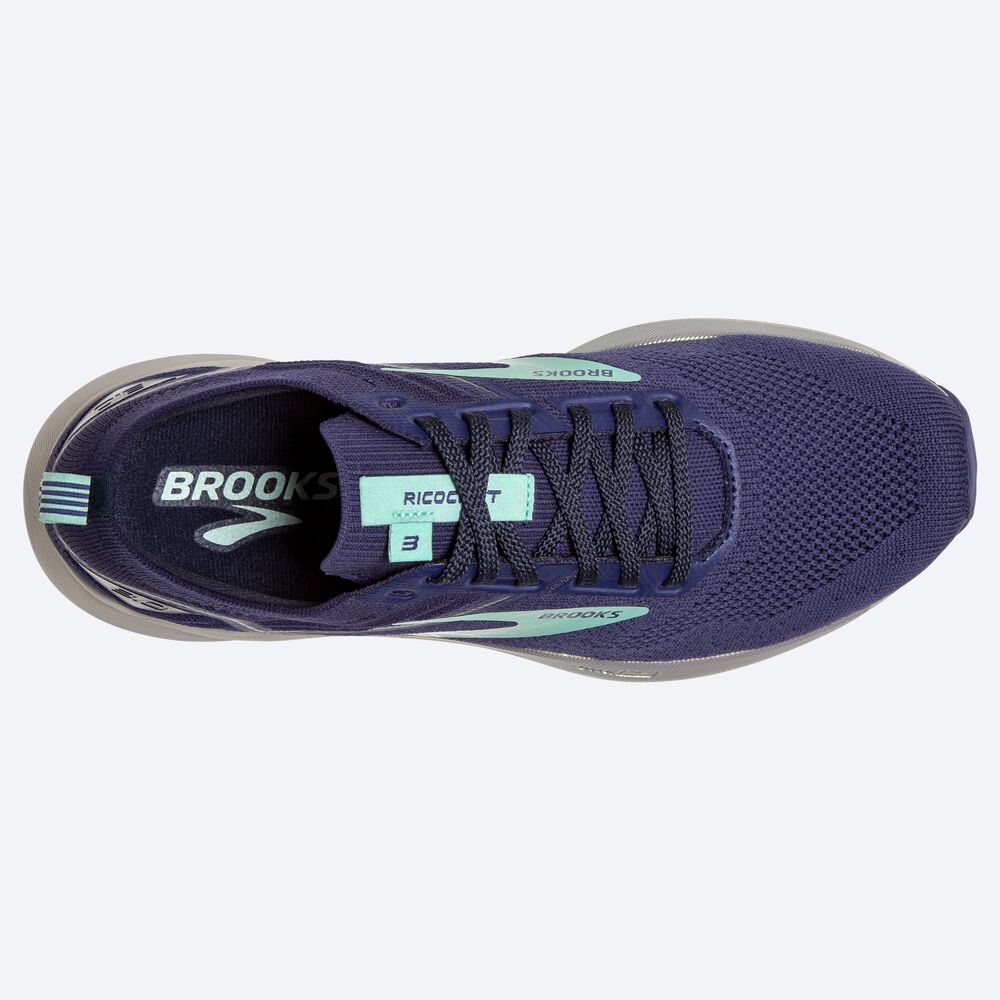 Brooks Ricochet 3 Kadın Koşu Ayakkabısı Lacivert/Mavi | TR-968172