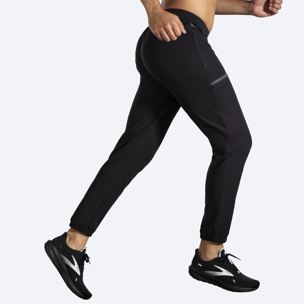 Brooks Run Within Erkek Jogger Pantolon Siyah | TR-946831