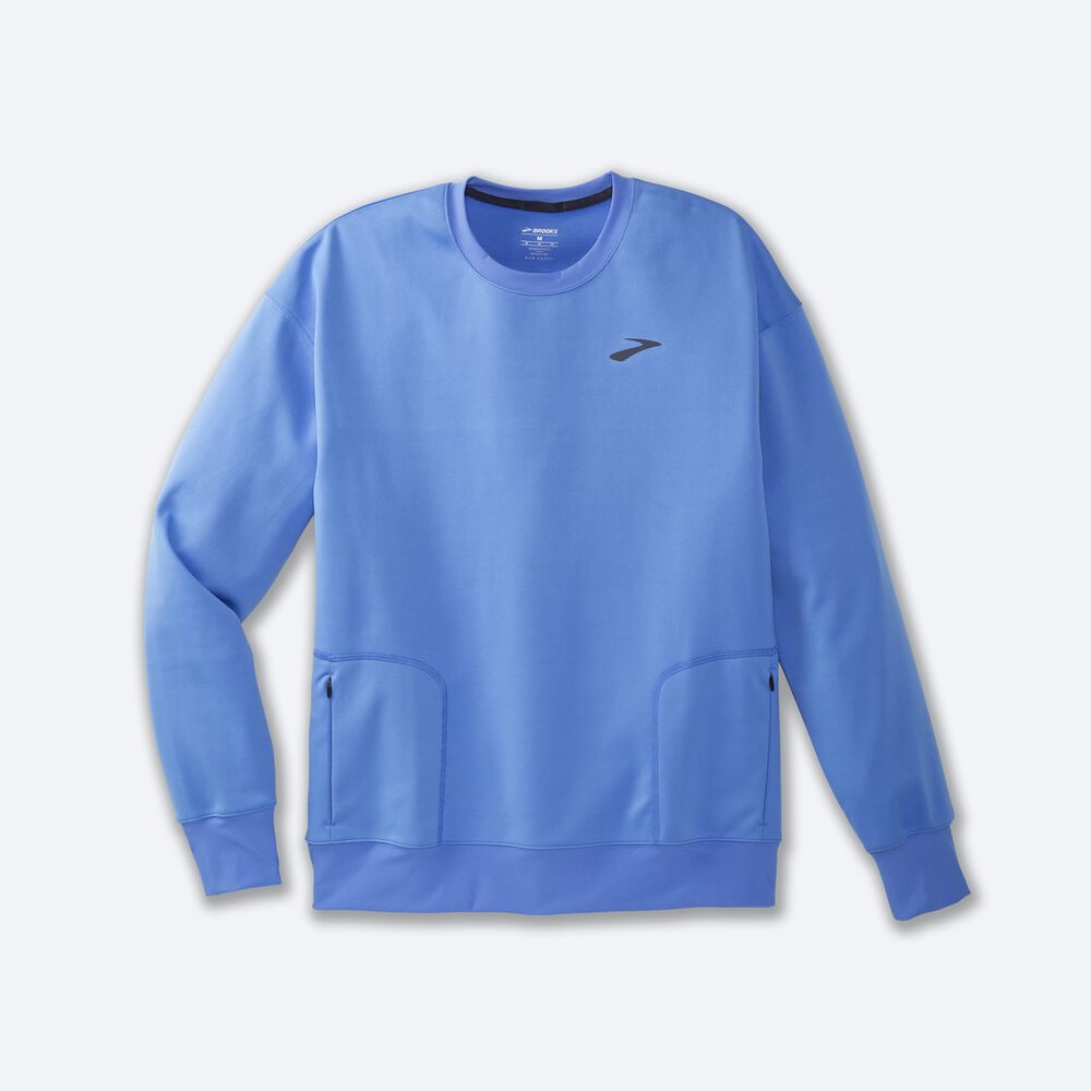 Brooks Run Within Erkek Sweatshirt Mavi | TR-769150