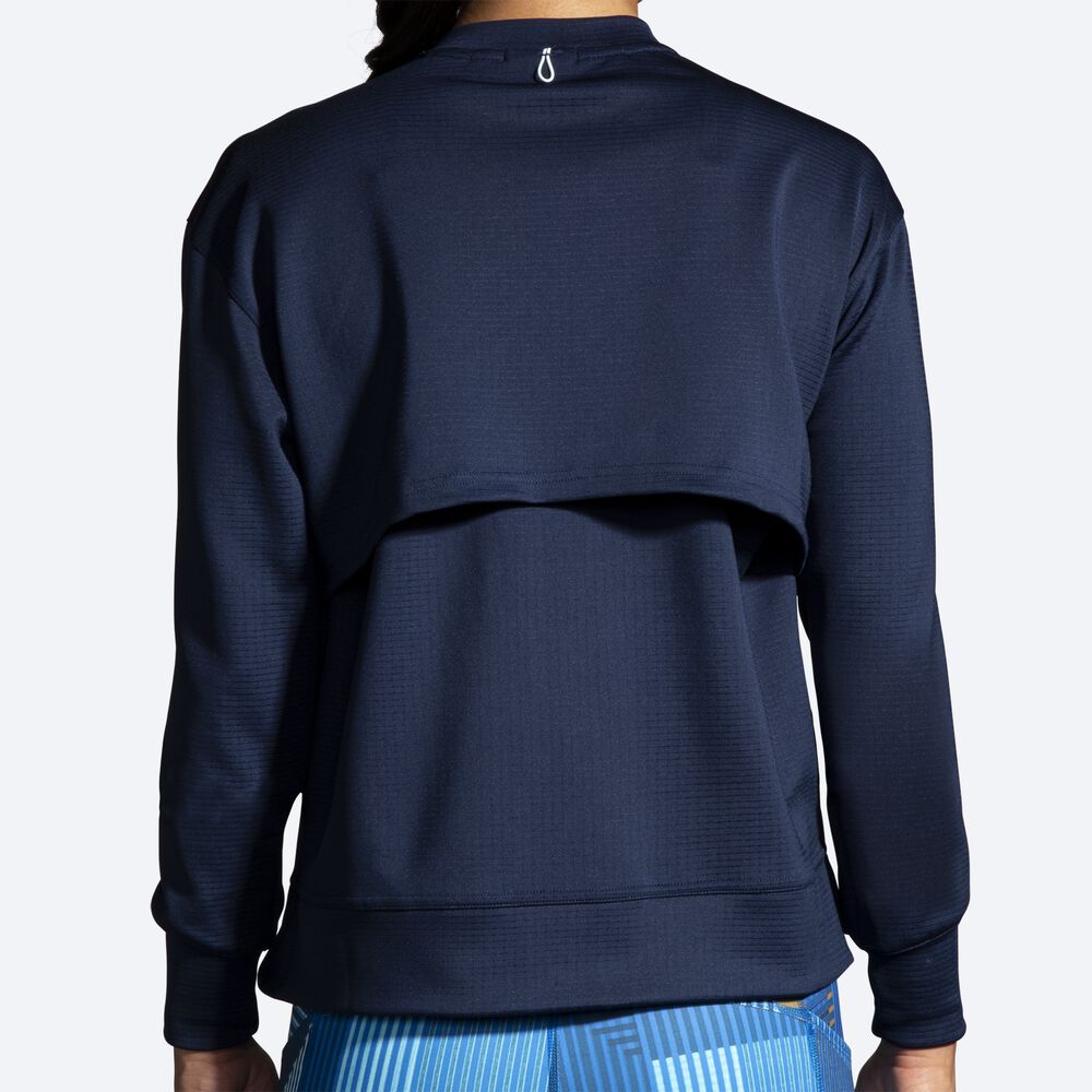 Brooks Run Within Kadın Sweatshirt Lacivert | TR-758943