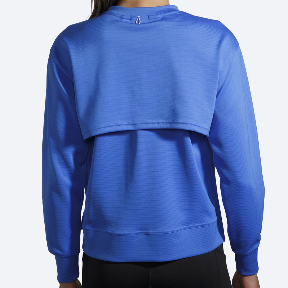 Brooks Run Within Kadın Sweatshirt Mavi | TR-968154