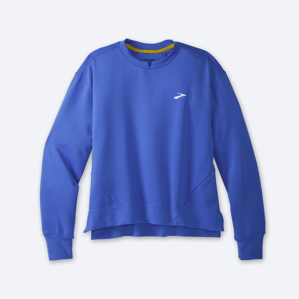 Brooks Run Within Kadın Sweatshirt Mavi | TR-968154