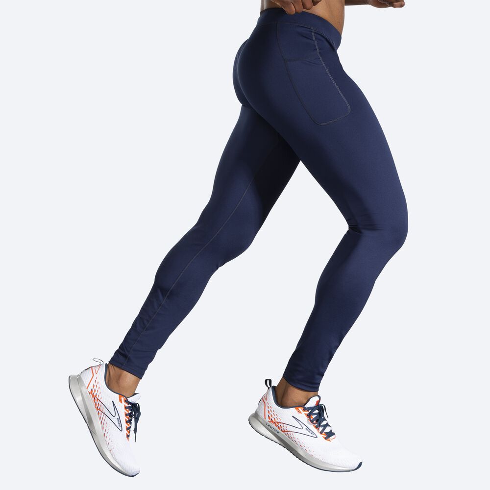 Brooks Source Tight Erkek Tayt Lacivert | TR-124735