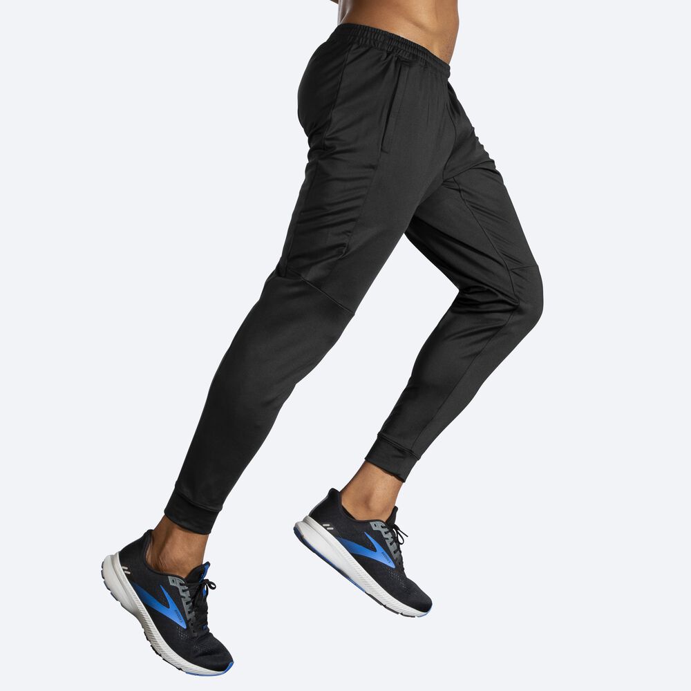 Brooks Spartan Erkek Jogger Pantolon Siyah | TR-897543