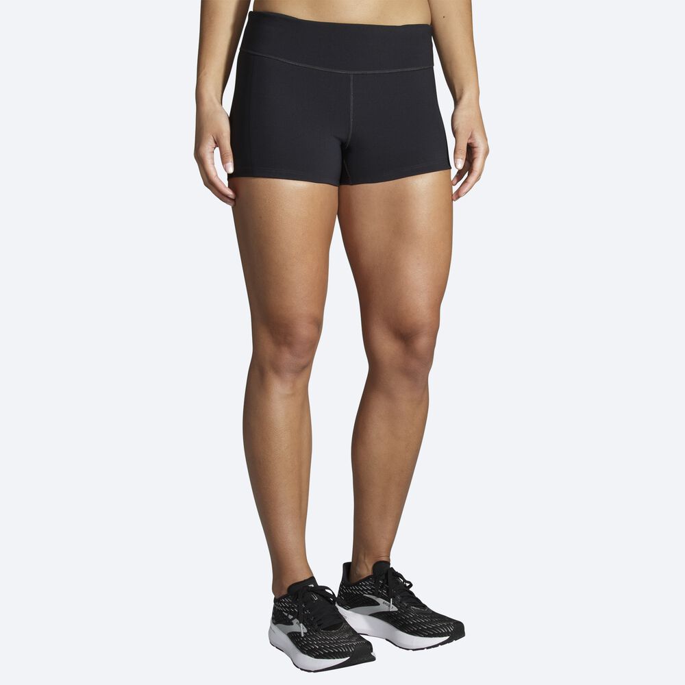 Brooks Speedwork Short Tight Kadın Tayt Siyah | TR-721684