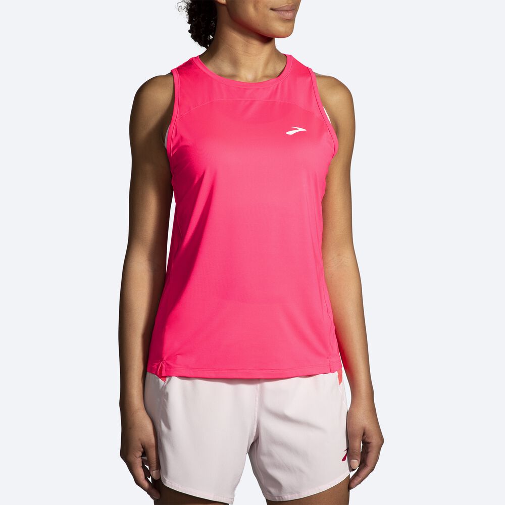 Brooks Sprint Free Tank 2.0 Kadın Atlet Pembe | TR-174632