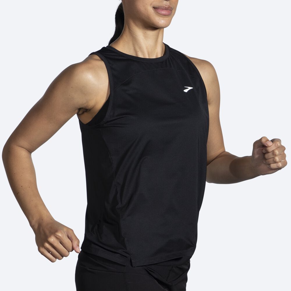 Brooks Sprint Free Tank 2.0 Kadın Atlet Siyah | TR-468127