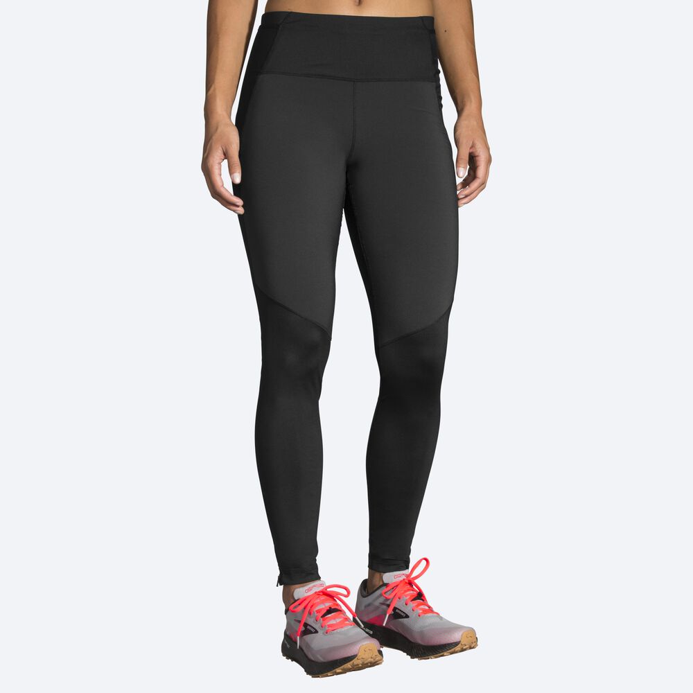 Brooks Switch Hibrit Tight Kadın Tayt Siyah | TR-793106